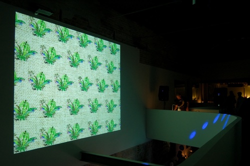 Magic Wallpaper, by Steph Rajalingham (and Thomas Marcussen, tech) - projection.